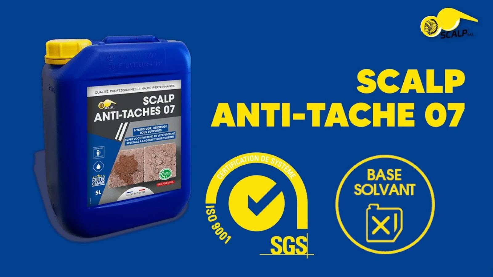 Scalp anti taches 07 en stock sur Aubagne